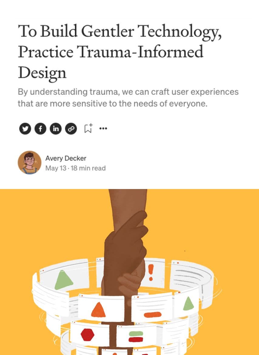 To build gentler tech